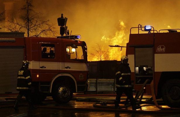 В результате пожара в Чехии пострадали 14 человек