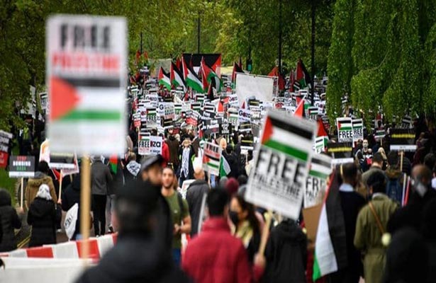 В Лондоне прошла акция против сионистов!