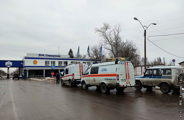 В МЧС уточнили площадь пожара на оборонном заводе в Дзержинске