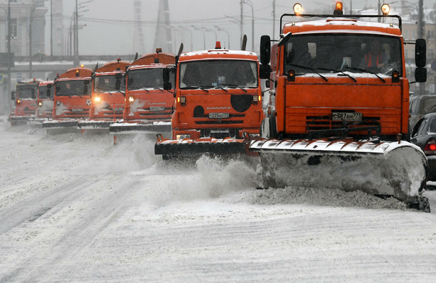 Уборка снега в Москве