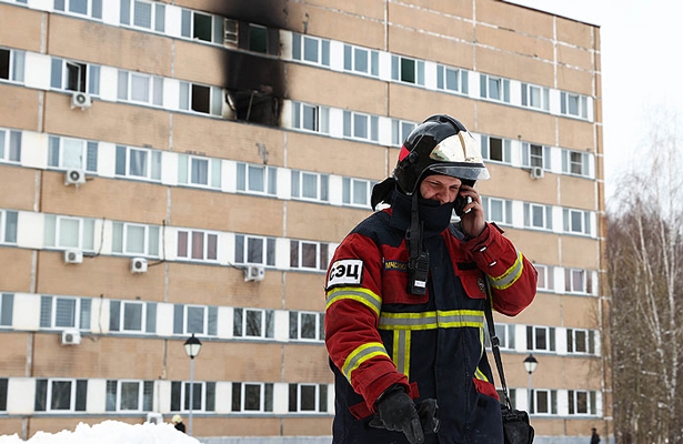 В Центральной клинической больнице РАН произошел пожар