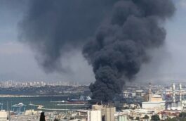 Утечка токсичных материалов в порту Хайфы