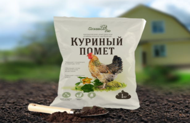 Корм для птиц из куриного помета