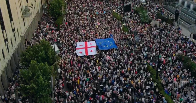 В Тбилиси прошел митинг против действующей власти