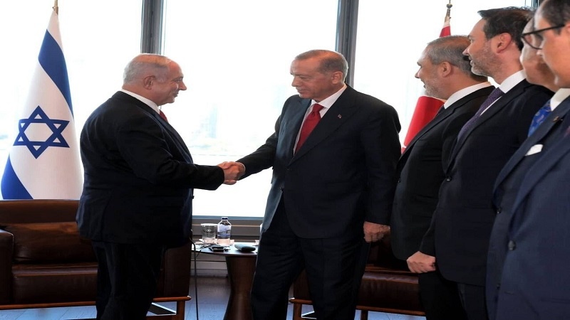 Эрдоган встретился с Нетаньяху в Нью-Йорке