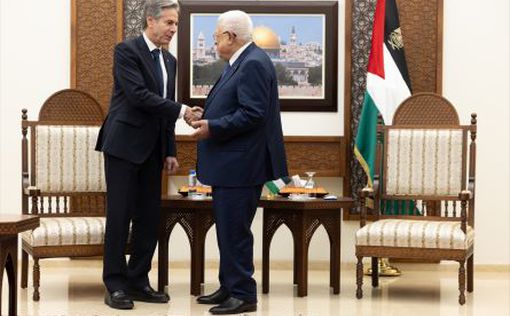 Блинкен встретился с президентом Палестины Махмудом Аббасом