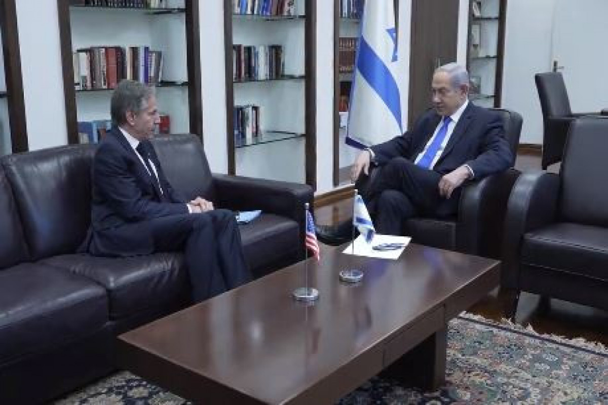 Блинкен встретился с Нетаньяху